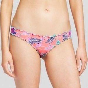 New SHADE & SHORE Pink Cheeky Bikini Bottom XS
